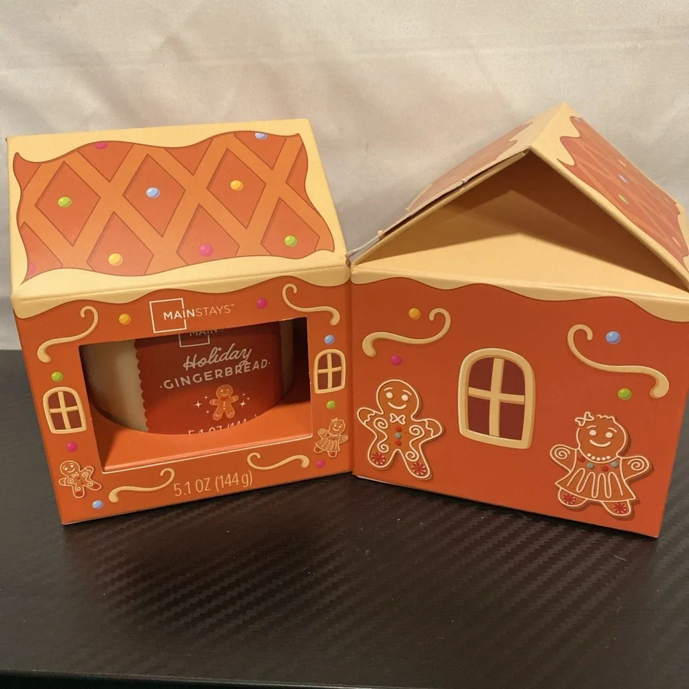 2x‎ Mainstays Holiday Gingerbread Candle 5.1oz 1 Wick
